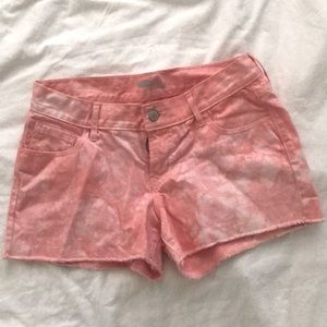 Tie Dye Denim Shorts